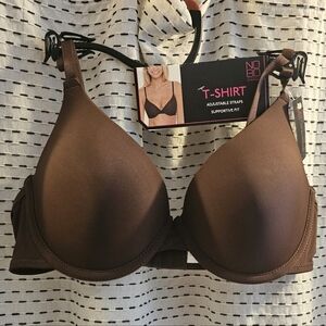 No Boundaries Chocolate T-Shirt Bra